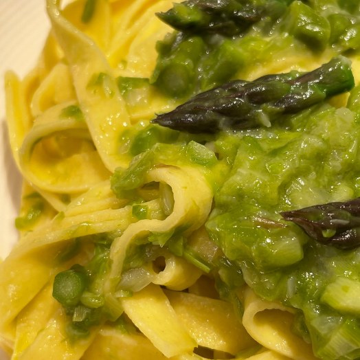 Tagliatelle agli asparagi
